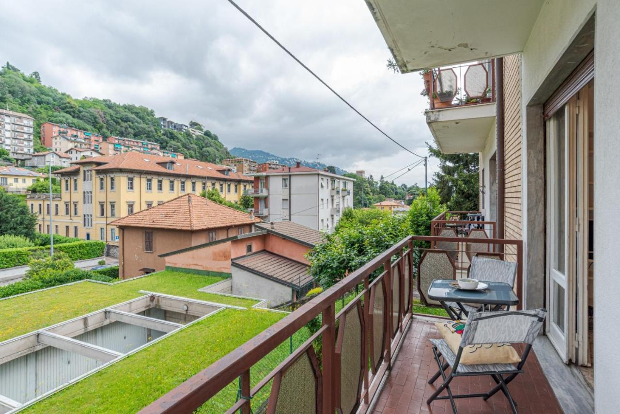 Lovely & Quiet Apartment - With Balcony & Parking Como Luaran gambar